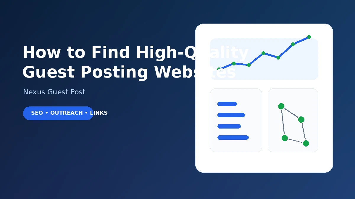 How to Find High-Quality Guest Posting Websites