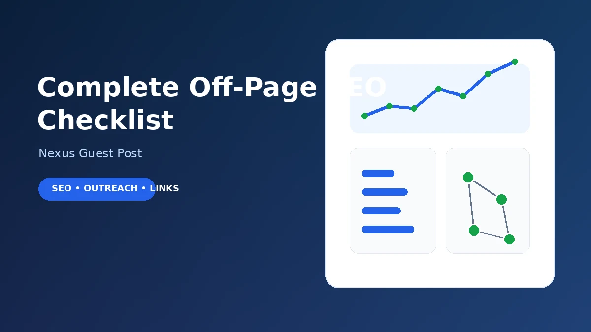 Complete Off-Page SEO Checklist