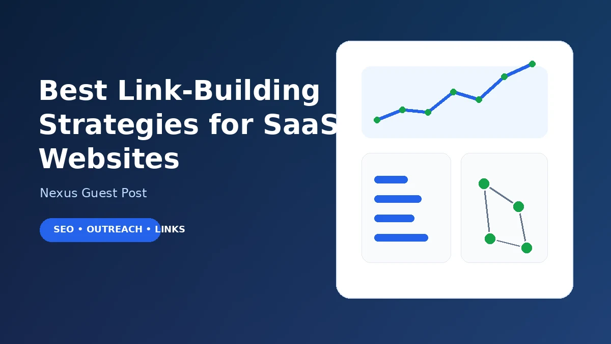 Best Link-Building Strategies for SaaS Websites